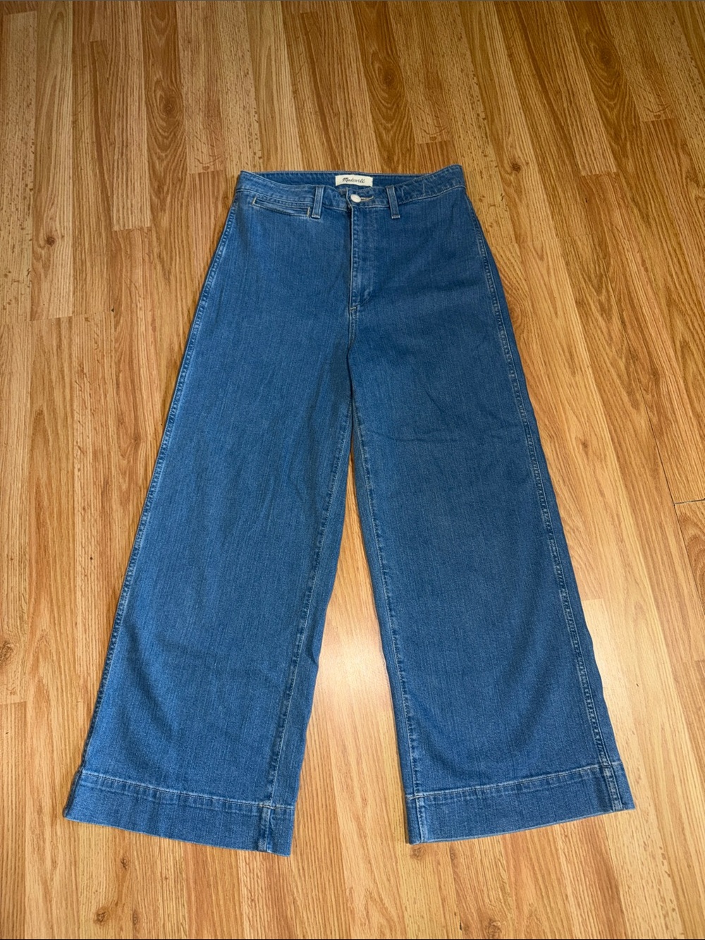Madewell Emmett Wide Leg Crop Jeans Size 27
